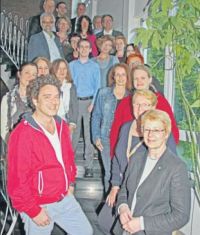 Künstlerehepaar Kirchner und Interessierte