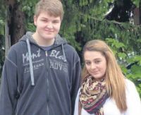 Schulsprecher Niklas und Gina