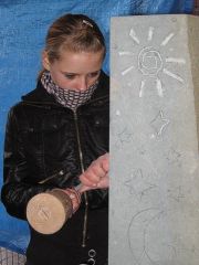 Stein zum Brunnenbau